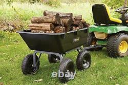 Gor6ps Poly Yard heavy duty trash cart with convertible 2-in-1 handle