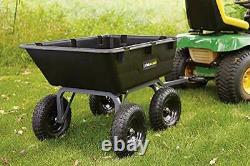 Gor6ps Poly Yard heavy duty trash cart with convertible 2-in-1 handle