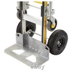 Gorilla Convertible Hand Truck 1000 lbs. Load Capacity with Wide Load Toe Plate