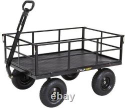 Gorilla Steel Utility Cart Heavy-Duty 1,200 lb. 46 in. X 30 in. Hitch Converter