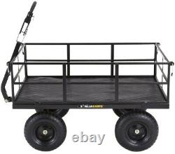 Gorilla Steel Utility Cart Heavy-Duty 1,200 lb. 46 in. X 30 in. Hitch Converter