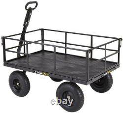 Gorilla Steel Utility Cart Heavy-Duty 1,200 lb. 46 in. X 30 in. Hitch Converter