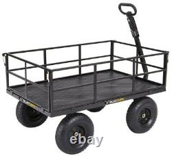 Gorilla Steel Utility Cart Heavy-Duty 1,200 lb. 46 in. X 30 in. Hitch Converter