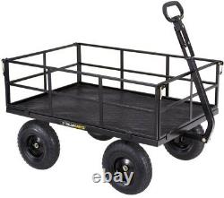 Gorilla Steel Utility Cart Heavy-Duty 1,200 lb. 46 in. X 30 in. Hitch Converter