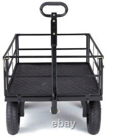 Gorilla Steel Utility Cart Heavy-Duty 1,200 lb. 46 in. X 30 in. Hitch Converter