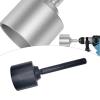 Ground Rod Driver Drill Rod Converter Black Heavy Duty Forged Steel High