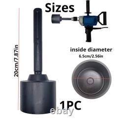 Ground Rod Driver Drill Rod Converter Black Heavy Duty Forged Steel High