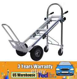 Hand Truck 3 in 1 Stair Climber Folding Dolly Convertible Cart Trolley Aluminum