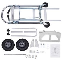 Hand Truck 3 in 1 Stair Climber Folding Dolly Convertible Cart Trolley Aluminum