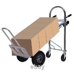 Hand Truck 3 in 1 Stair Climber Folding Dolly Convertible Cart Trolley Aluminum