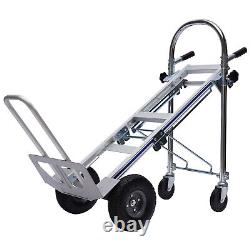 Hand Truck 3 in 1 Stair Climber Folding Dolly Convertible Cart Trolley Aluminum