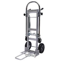 Hand Truck 3 in 1 Stair Climber Folding Dolly Convertible Cart Trolley Aluminum