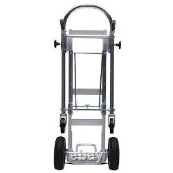 Hand Truck 3 in 1 Stair Climber Folding Dolly Convertible Cart Trolley Aluminum