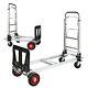 Hand Truck Dolly Foldable Heavy Duty, Convertible 2 In 1 Folding Hand Truck