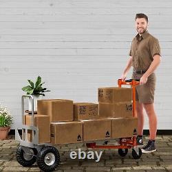 Hand Truck, Large Dolly Cart Heavy Duty Moving Dolly Industrial Folding Dolly N