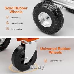 Hand Truck, Large Dolly Cart Heavy Duty Moving Dolly Industrial Folding Dolly N