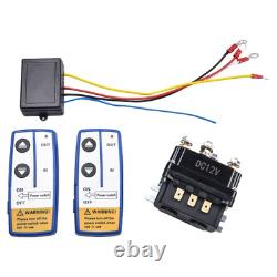 Heavy Duty 12V 250A Winch Control Solenoid Twin Wireless Remote for Recovery