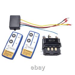 Heavy Duty 12V 250A Winch Control Solenoid Twin Wireless Remote for Recovery