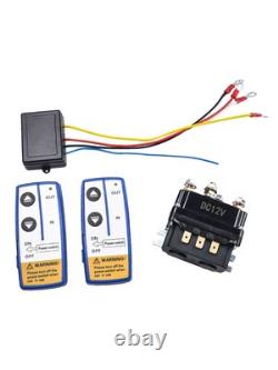 Heavy Duty 12V 250A Winch Control Solenoid Twin Wireless Remote for Recovery
