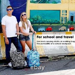 Heavy-Duty 18 Martian Rolling Backpack Kids & Teens Comfortable & Reliable