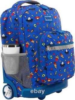 Heavy-Duty 18 Martian Rolling Backpack Kids & Teens Comfortable & Reliable