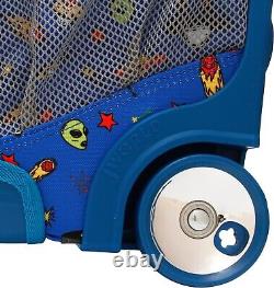 Heavy-Duty 18 Martian Rolling Backpack Kids & Teens Comfortable & Reliable
