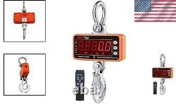 Heavy Duty Digital Crane Scale 1000lb/500kg with LED Display & Remote Control