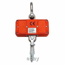 Heavy Duty Digital Crane Scale 1000lb/500kg with LED Display & Remote Control