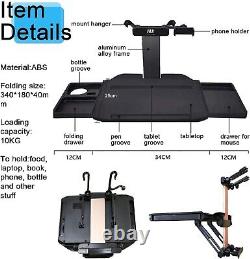 Heavy-Duty Folding Car Desk with Easy Installation Perfect for Travel & Work