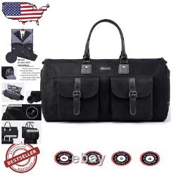 Heavy Duty Garment Duffle Bag 3 Carry Options, Ideal for Business Travel
