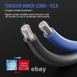 Heavy Duty Jumper Cables, 0 Gauge 30 Feet 1000AMP, Automotive Booster Cables