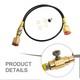 Heavy Duty Tank Charging Adapter With 36'' Hose Converts Cga320 To Cga320