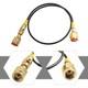 Heavy Duty Tank Charging Adapter With 36'' Hose Converts Cga320 To Cga320
