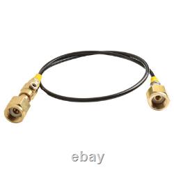 Heavy Duty Tank Charging Adapter with 36'' Hose Converts CGA320 to CGA320