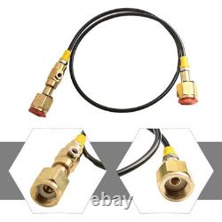Heavy Duty Tank Charging Adapter with 36'' Hose Converts CGA320 to CGA320