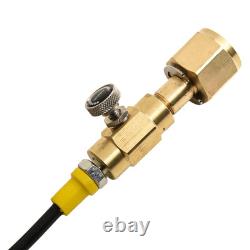 Heavy Duty Tank Charging Adapter with 36'' Hose Converts CGA320 to CGA320