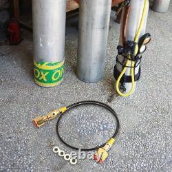 Heavy Duty Tank Charging Adapter with 36'' Hose Converts CGA320 to CGA320