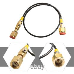 Heavy Duty Tank Charging Adapter with 36'' Hose Converts CGA320 to CGA320