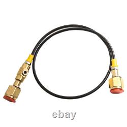 Heavy Duty Tank Charging Adapter with 36'' Hose Converts CGA320 to CGA320