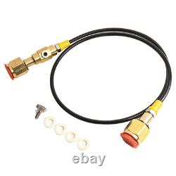Heavy Duty Tank Charging Adapter with 36'' Hose Converts CGA320 to CGA320