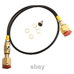Heavy Duty Tank Charging Adapter with 36'' Hose Converts CGA320 to CGA320