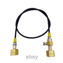 Heavy Duty Tank Charging Adapter with 36'' Hose Converts CGA320 to CGA320