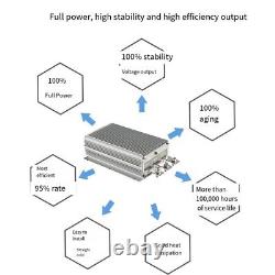 Heavy Duty Waterproof DC Converter for Cars Steps Voltage from 12 to 28