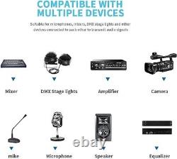 High-Fidelity 25FT XLR Cable Set Heavy Duty Braided 3Pin Connector Variety