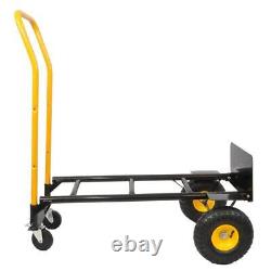 ITOPFOX Hand Truck 330-lbs Capacity Vertical-Horizontal Convertible Heavy Duty