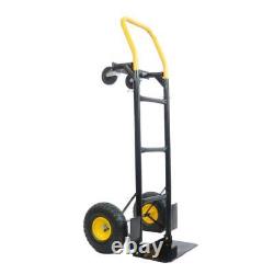 ITOPFOX Hand Truck 330-lbs Capacity Vertical-Horizontal Convertible Heavy Duty