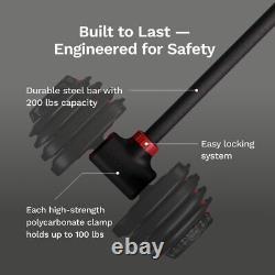 Jayflex Hyperbell Bar Convert Dumbbells to Barbell Set for Home Fitness A