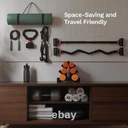 Jayflex Hyperbell Bar Convert Dumbbells to Barbell Set for Home Fitness A