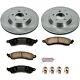 Koe4913 Powerstop Brake Disc And Pad Kits 2-wheel Set Front New For Chevy