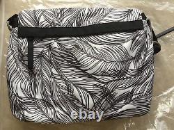 LULULEMON PARTY OM BAG sketchy palms white black festival bag cross body purse